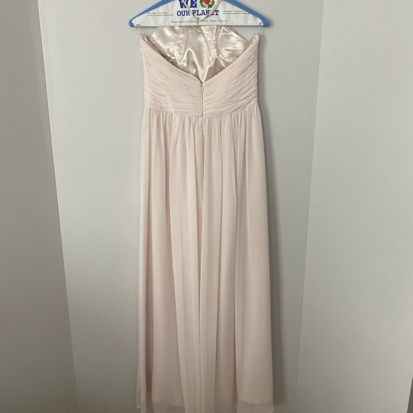Cream bridesmaid dress - size 6 - Picture 2 of 3